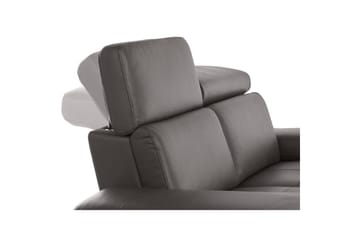 Hjørnesofa 3-seter Rayland Brun, PU, Høyre Manuell Recliner - Brun, PU, Høyre Manuell Recliner - Møbler - Sofaer - Skinnsofaer