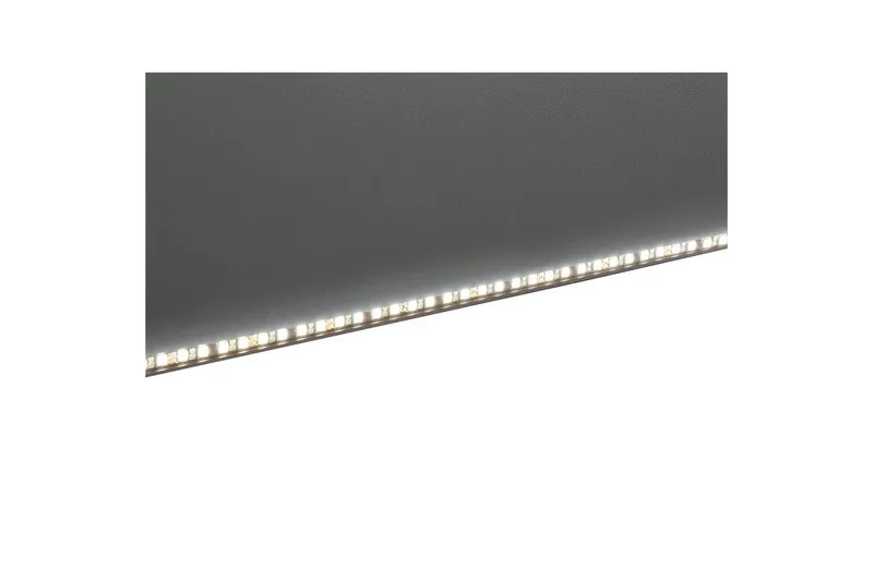 Hjørnesofa 3-seter Rayland Grå, Lær/PU, Høyre Elektrisk Recliner - Grå, Lær/PU, Høyre Elektrisk Recliner - Møbler - Sofaer - Skinnsofaer