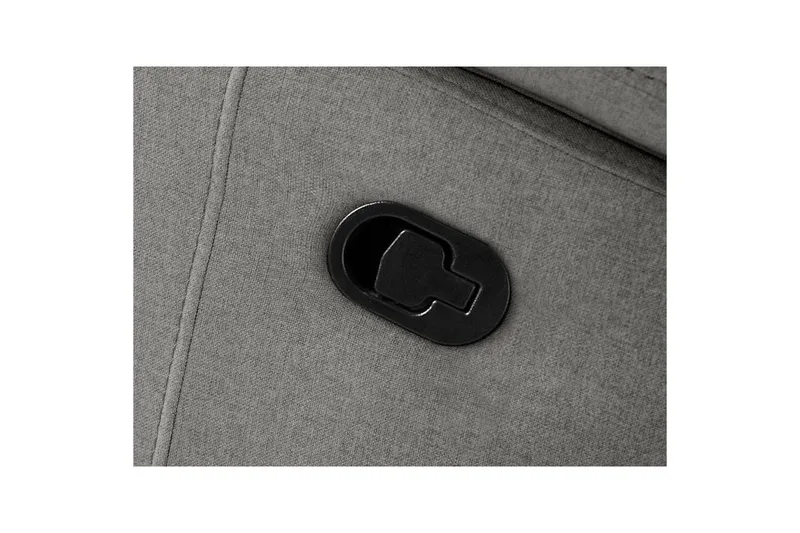 Hjørnesofa 3-seter Rayland Grå, Sunday Stoff, Venstre Manuell Recliner - Grå, Sunday Stoff, Venstre Manuell Recliner - Møbler - Sofaer - Reclinersofaer