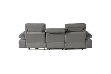 Hjørnesofa 3-seter Rayland Grå, Sunday Stoff, Venstre Manuell Recliner - Grå, Sunday Stoff, Venstre Manuell Recliner - Møbler - Sofaer - Reclinersofaer