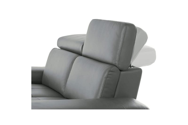 Hjørnesofa 3-seter Rayland Grå, PU, Venstre Elektrisk Recliner - Grå, PU, Venstre Elektrisk Recliner - Møbler - Sofaer - Skinnsofaer