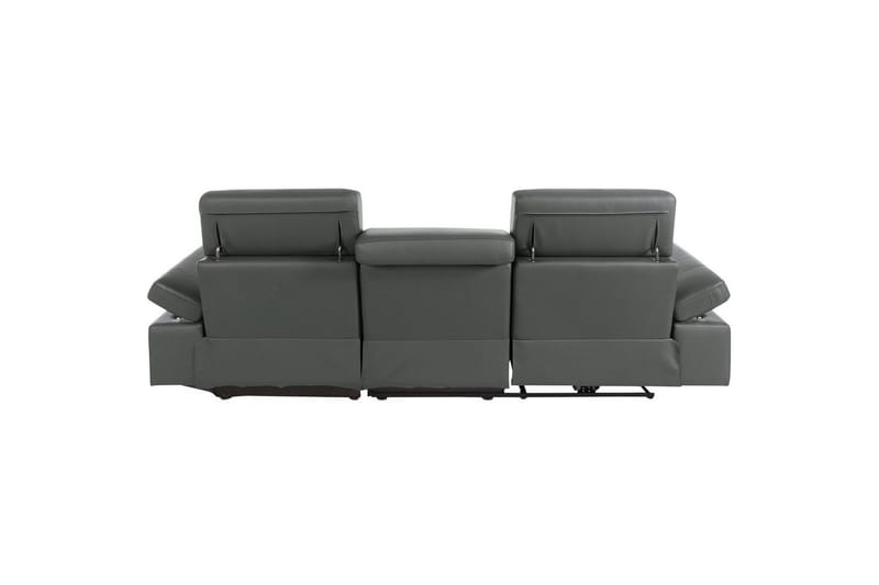 Hjørnesofa 3-seter Rayland Grå, PU, Høyre Elektrisk Recliner - Grå, PU, Høyre Elektrisk Recliner - Møbler - Sofaer - Reclinersofaer