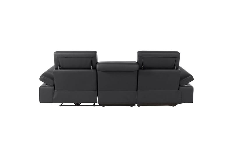 Hjørnesofa 3-seter Rayland Svart, Lær/PU, Venstre Elektrisk Recliner - Svart, Lær/PU, Venstre Elektrisk Recliner - Møbler - Sofaer - Reclinersofaer