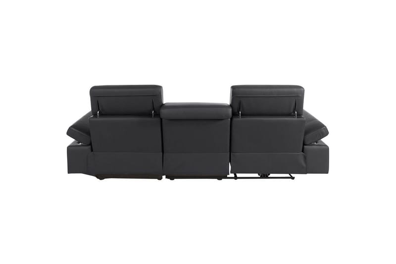 Hjørnesofa 3-seter Rayland Svart, PU, Høyre Elektrisk Recliner - Svart, PU, Høyre Elektrisk Recliner - Møbler - Sofaer - Skinnsofaer