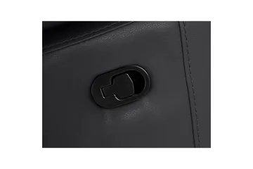 Hjørnesofa 3-seter Rayland Svart, PU, Høyre Manuell Recliner - Svart, PU, Høyre Manuell Recliner - Møbler - Sofaer - Skinnsofaer
