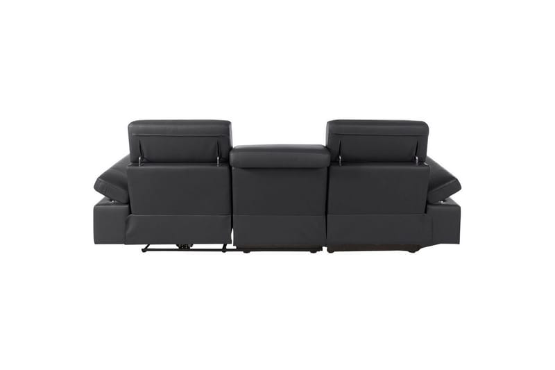 Hjørnesofa 3-seter Rayland Svart, PU, Venstre Elektrisk Recliner - Svart, PU, Venstre Elektrisk Recliner - Møbler - Sofaer - Skinnsofaer