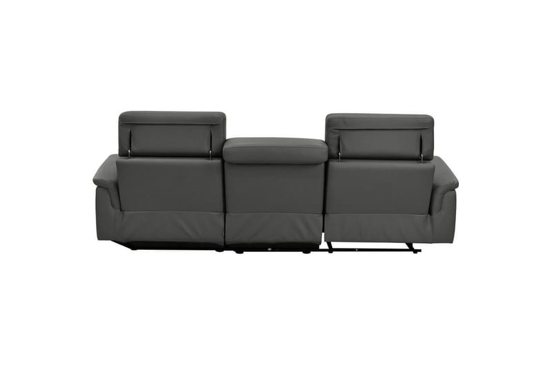 Hjørnesofa 3-seter Pareli Svart, PU, Høyre Elektrisk Recliner - Svart, PU, Høyre Elektrisk Recliner - Møbler - Sofaer - Skinnsofaer