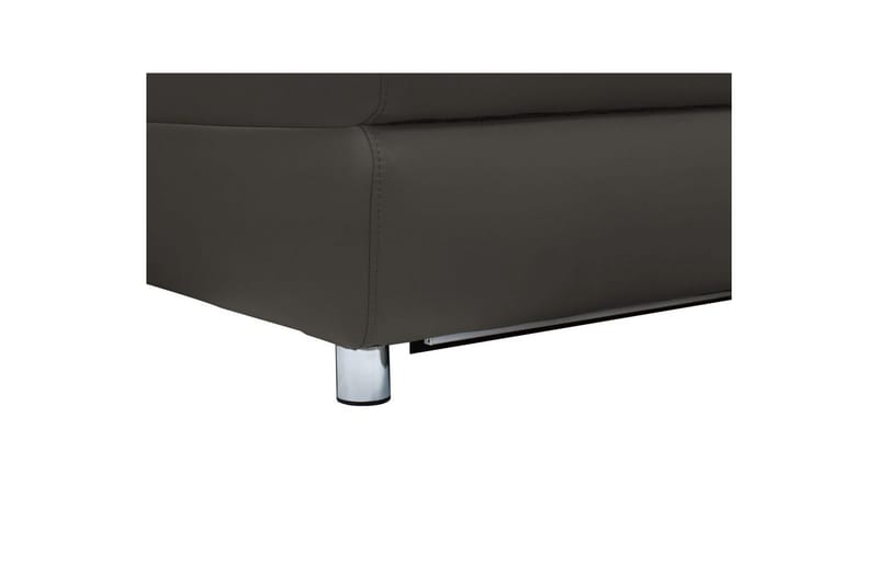 Hjørnesofa 3-seter Pareli Brun, Lær/PU, Venstre Manuell Recliner - Brun, Lær/PU, Venstre Manuell Recliner - Møbler - Sofaer - Skinnsofaer