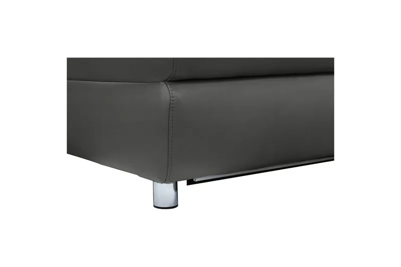 Hjørnesofa 3-seter Pareli Svart, PU, Venstre Elektrisk Recliner - Svart, PU, Venstre Elektrisk Recliner - Møbler - Sofaer - Skinnsofaer