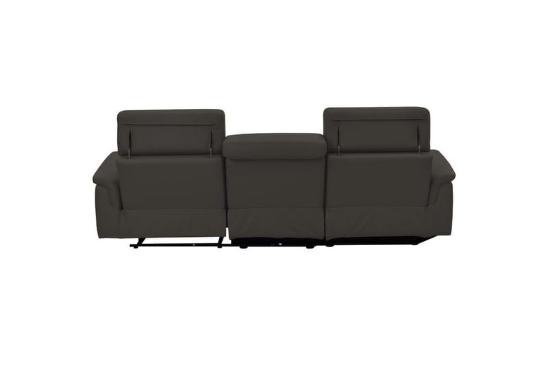 Hjørnesofa 3-seter Pareli Brun, Lær/PU, Venstre Manuell Recliner - Brun, Lær/PU, Venstre Manuell Recliner - Møbler - Sofaer - Skinnsofaer