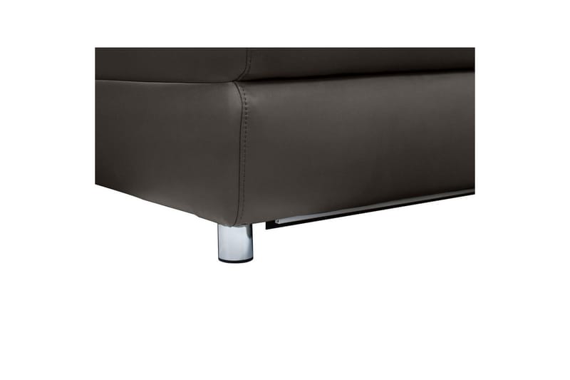 Hjørnesofa 3-seter Pareli Brun, Lær/PU, Venstre Elektrisk Recliner - Brun, Lær/PU, Venstre Elektrisk Recliner - Møbler - Sofaer - Skinnsofaer