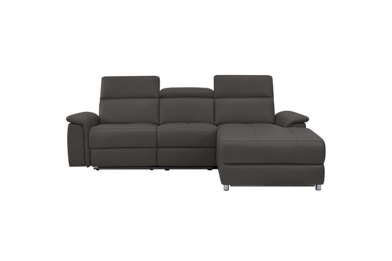 Hjørnesofa 3-seter Pareli Brun, PU, Høyre Elektrisk Recliner - Brun, PU, Høyre Elektrisk Recliner - Møbler - Sofaer - Skinnsofaer