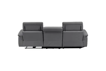 Hjørnesofa 3-seter Pareli Grå, Sandfarget stoff, Venstre Elektrisk Recliner - Grå, Sandfarget stoff, Venstre Elektrisk Recliner - Møbler - Sofaer - Reclinersofaer