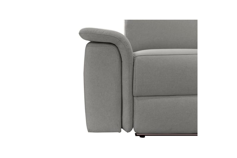 Hjørnesofa 3-seter Pareli Grå, Sunday Stoff, Høyre Manuell Recliner - Grå, Sunday Stoff, Høyre Manuell Recliner - Møbler - Sofaer - Reclinersofaer