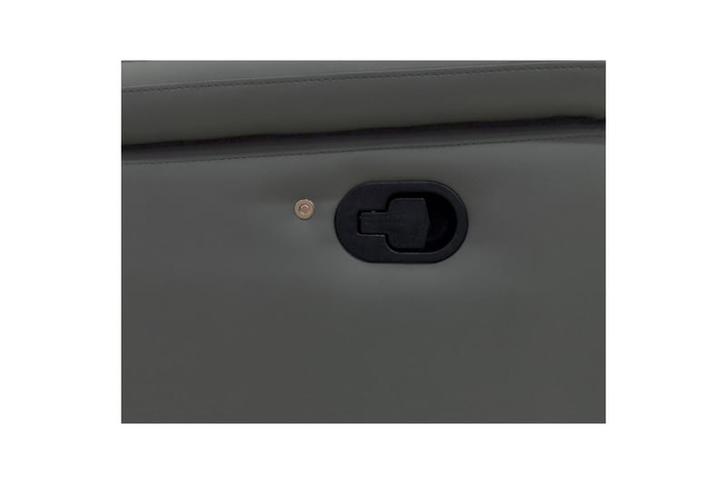 Hjørnesofa 3-seter Pareli Grå, PU, Høyre Manuell Recliner - Grå, PU, Høyre Manuell Recliner - Møbler - Sofaer - Skinnsofaer