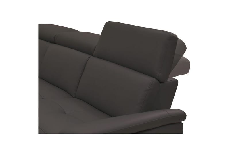 Hjørnesofa 3-seter Pareli Brun, Lær/PU, Venstre Manuell Recliner - Brun, Lær/PU, Venstre Manuell Recliner - Møbler - Sofaer - Skinnsofaer