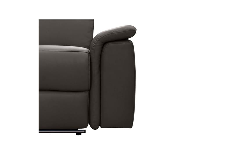 Hjørnesofa 3-seter Pareli Brun, Lær/PU, Venstre Elektrisk Recliner - Brun, Lær/PU, Venstre Elektrisk Recliner - Møbler - Sofaer - Skinnsofaer