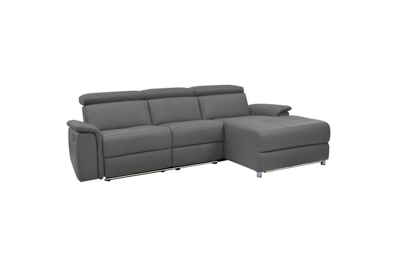 Hjørnesofa 3-seter Pareli Antrasitt, Sunday Stoff, Høyre Manuell Recliner - Antrasitt, Sunday Stoff, Høyre Manuell Recliner - Møbler - Sofaer - Reclinersofaer