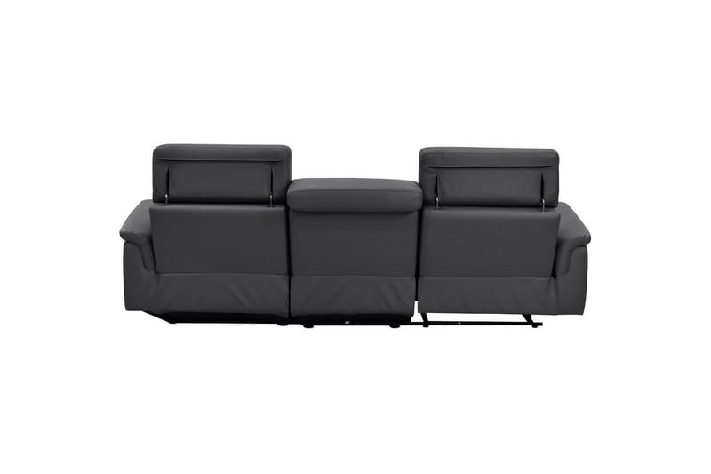 Hjørnesofa 3-seter Pareli Svart, Lær/PU, Høyre Elektrisk Recliner - Svart, Lær/PU, Høyre Elektrisk Recliner - Møbler - Sofaer - Reclinersofaer
