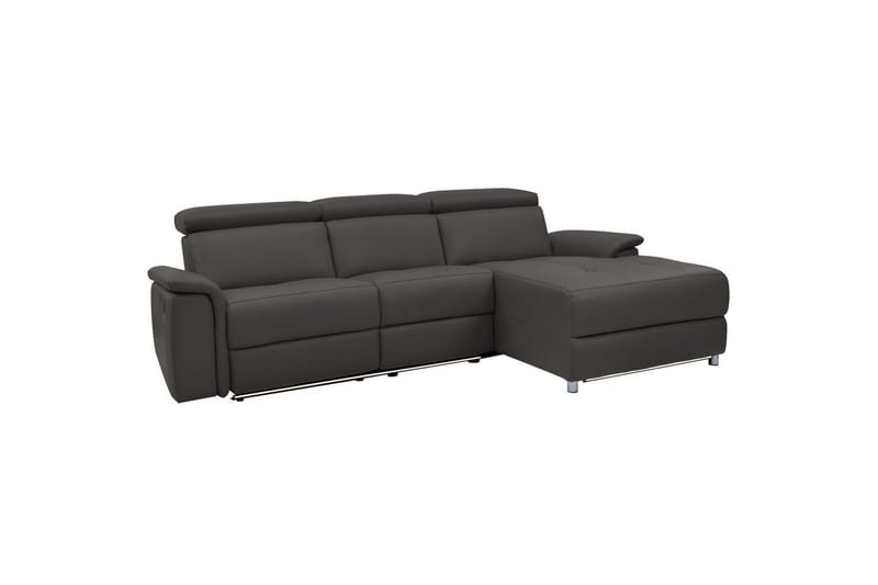 Hjørnesofa 3-seter Pareli Brun, PU, Høyre Elektrisk Recliner - Brun, PU, Høyre Elektrisk Recliner - Møbler - Sofaer - Reclinersofaer