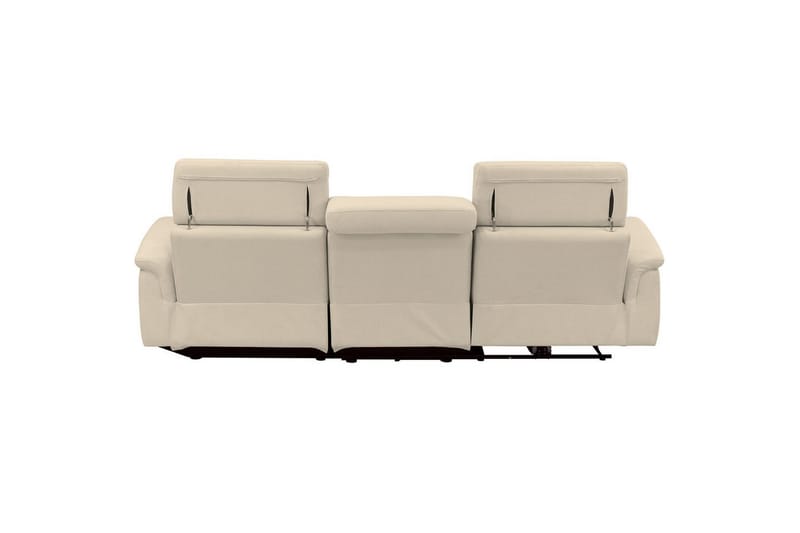 Hjørnesofa 3-seter Pareli Hvit, Sunday Stoff, H�øyre Manuell Recliner - Hvit, Sunday Stoff, Høyre Manuell Recliner - Møbler - Sofaer - Reclinersofaer