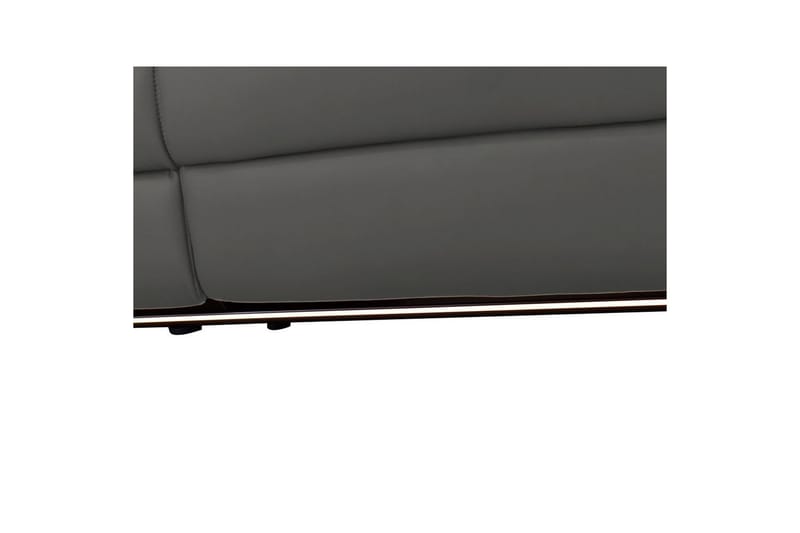 Hjørnesofa 3-seter Pareli Grå, Lær/PU, Venstre Manuell Recliner - Grå, Lær/PU, Venstre Manuell Recliner - Møbler - Sofaer - Reclinersofaer