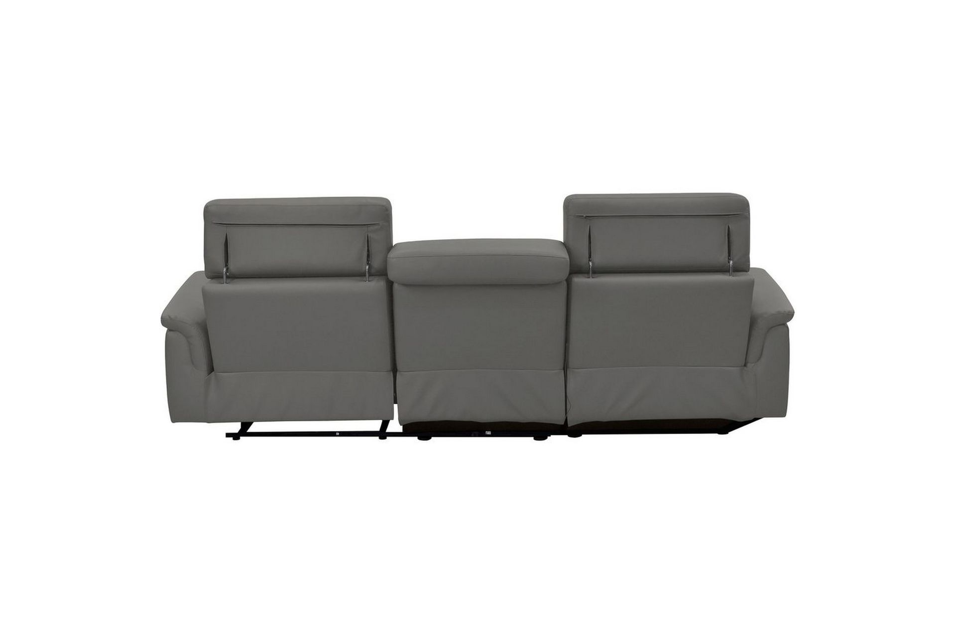 Hjørnesofa 3-seter Pareli Grå, Lær/PU, Venstre Manuell Recliner - Grå, Lær/PU, Venstre Manuell Recliner - Møbler - Sofaer - Reclinersofaer