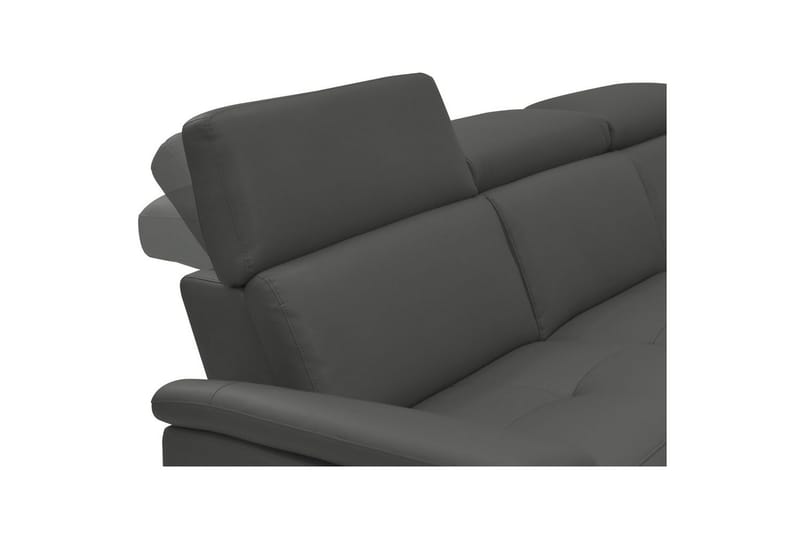 Hjørnesofa 3-seter Pareli Grå, PU, Høyre Elektrisk Recliner - Grå, PU, Høyre Elektrisk Recliner - Møbler - Sofaer - Reclinersofaer