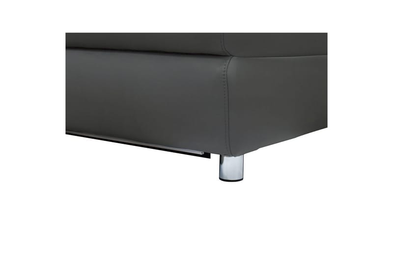 Hjørnesofa 3-seter Pareli Grå, PU, Høyre Manuell Recliner - Grå, PU, Høyre Manuell Recliner - Møbler - Sofaer - Reclinersofaer