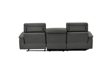 Hjørnesofa 3-seter Pareli Svart, PU, Venstre Elektrisk Recliner - Svart, PU, Venstre Elektrisk Recliner - Møbler - Sofaer - Skinnsofaer