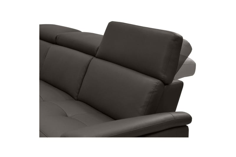 Hjørnesofa 3-seter Pareli Brun, Lær/PU, Venstre Elektrisk Recliner - Brun, Lær/PU, Venstre Elektrisk Recliner - Møbler - Sofaer - Skinnsofaer