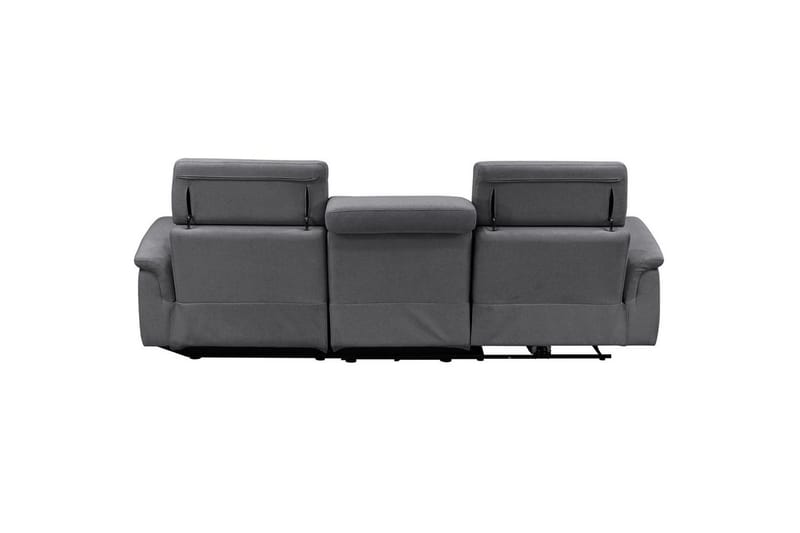 Hjørnesofa 3-seter Pareli Antrasitt, Sunday Stoff, Høyre Elektrisk Recliner - Antrasitt, Sunday Stoff, Høyre Elektrisk Recliner - Møbler - Sofaer - Reclinersofaer