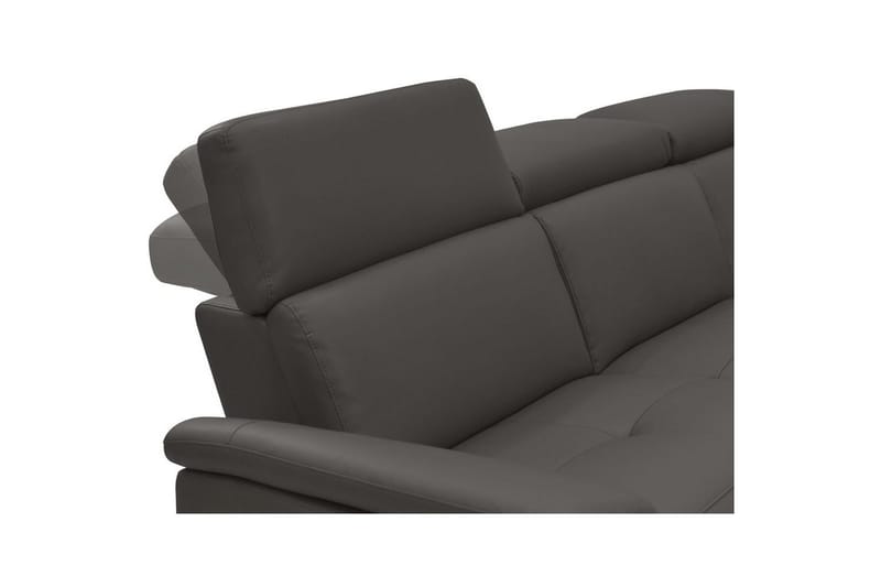 Hjørnesofa 3-seter Pareli Brun, PU, Høyre Elektrisk Recliner - Brun, PU, Høyre Elektrisk Recliner - Møbler - Sofaer - Skinnsofaer