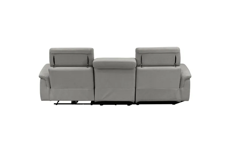 Hjørnesofa 3-seter Pareli Grå, Sunday Stoff, Venstre Manuell Recliner - Grå, Sunday Stoff, Venstre Manuell Recliner - Møbler - Sofaer - Reclinersofaer