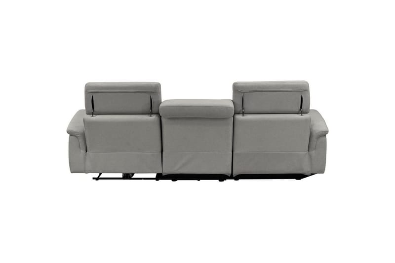 Hjørnesofa 3-seter Pareli Grå, Sunday Stoff, Venstre Manuell Recliner - Grå, Sunday Stoff, Venstre Manuell Recliner - Møbler - Sofaer - Reclinersofaer