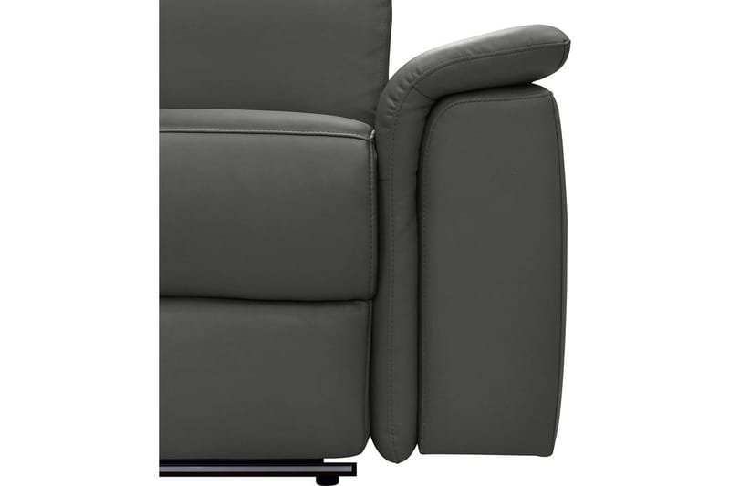 Hjørnesofa 3-seter Pareli Svart, PU, Venstre Elektrisk Recliner - Svart, PU, Venstre Elektrisk Recliner - Møbler - Sofaer - Skinnsofaer