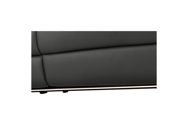 Hjørnesofa 3-seter Pareli Svart, PU, Venstre Elektrisk Recliner - Svart, PU, Venstre Elektrisk Recliner - Møbler - Sofaer - Skinnsofaer