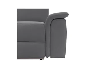 Hjørnesofa 3-seter Pareli Grå, Sandfarget stoff, Venstre Elektrisk Recliner - Grå, Sandfarget stoff, Venstre Elektrisk Recliner - Møbler - Sofaer - Reclinersofaer
