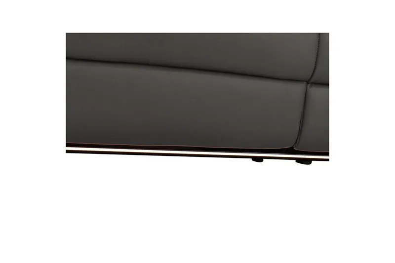 Hjørnesofa 3-seter Pareli Brun, PU, Høyre Elektrisk Recliner - Brun, PU, Høyre Elektrisk Recliner - Møbler - Sofaer - Skinnsofaer