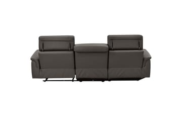 Hjørnesofa 3-seter Pareli Brun, Lær/PU, Venstre Elektrisk Recliner - Brun, Lær/PU, Venstre Elektrisk Recliner - Møbler - Sofaer - Skinnsofaer