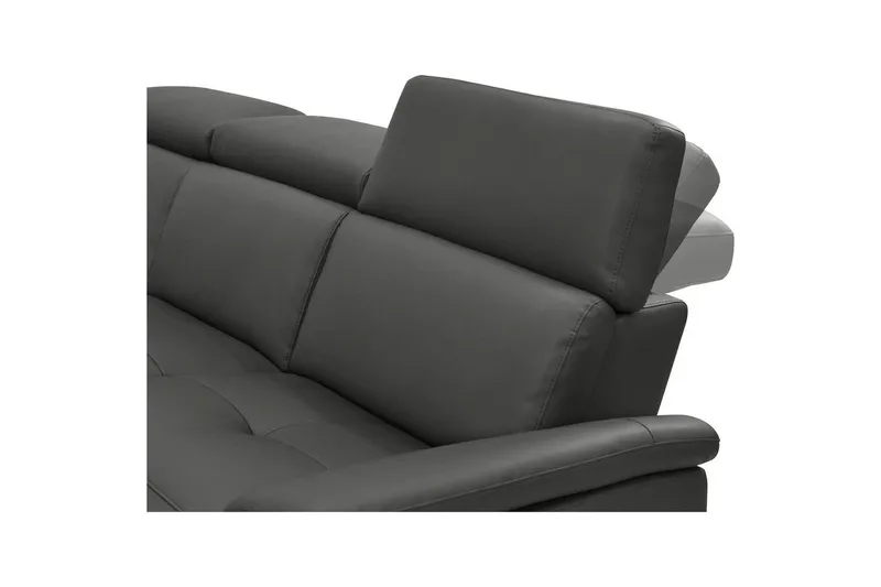 Hjørnesofa 3-seter Pareli Svart, PU, Venstre Elektrisk Recliner - Svart, PU, Venstre Elektrisk Recliner - Møbler - Sofaer - Skinnsofaer