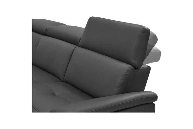 Hjørnesofa 3-seter Pareli Svart, PU, Venstre Elektrisk Recliner - Svart, PU, Venstre Elektrisk Recliner - Møbler - Sofaer - Skinnsofaer