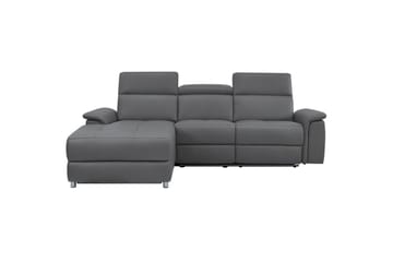 Hjørnesofa 3-seter Pareli Antrasitt, Sunday Stoff, Venstre Manuell Recliner - Antrasitt, Sunday Stoff, Venstre Manuell Recliner - Møbler - Sofaer - Reclinersofaer