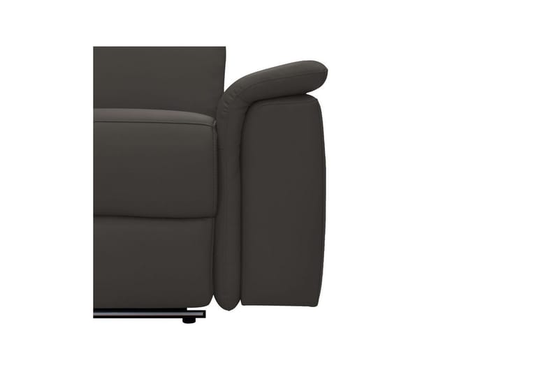 Hjørnesofa 3-seter Pareli Brun, Lær/PU, Venstre Manuell Recliner - Brun, Lær/PU, Venstre Manuell Recliner - Møbler - Sofaer - Skinnsofaer