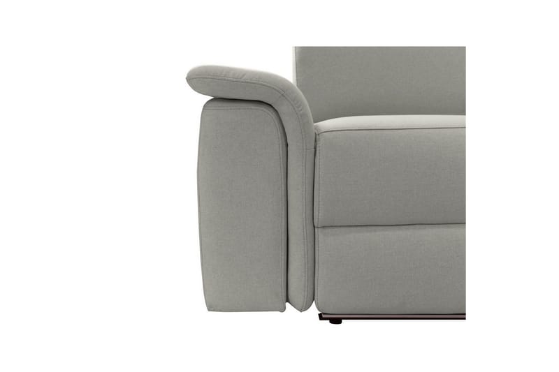 Hjørnesofa 3-seter Pareli Grå, Sunday Stoff, Høyre Elektrisk Recliner - Grå, Sunday Stoff, Høyre Elektrisk Recliner - Møbler - Sofaer - Reclinersofaer