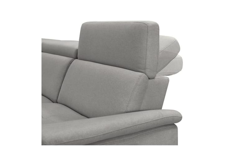 Hjørnesofa 3-seter Pareli Grå, Sunday Stoff, Venstre Manuell Recliner - Grå, Sunday Stoff, Venstre Manuell Recliner - Møbler - Sofaer - Reclinersofaer