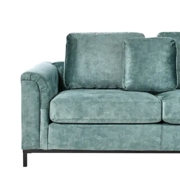 Hjørnesofa 4-seter Oslo venstrevendt - Blågrønn - Møbler - Sofaer - Sofa med sjeselong