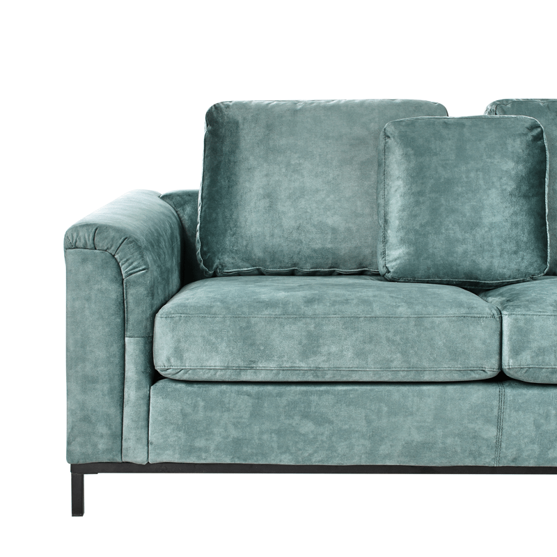 Hjørnesofa 4-seter Oslo venstrevendt - Blågrønn - Møbler - Sofaer - Sofa med sjeselong