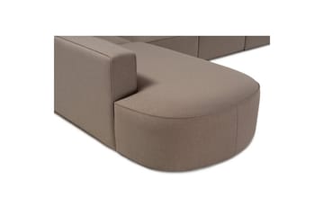 Hjørnesofa Abbas Lys Brun - Lyse brun - Møbler - Sofaer - Hjørnesofa