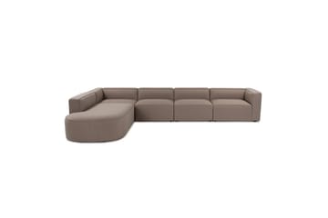 Hjørnesofa Abbas Lys Brun - Lyse brun - Møbler - Sofaer - Hjørnesofa
